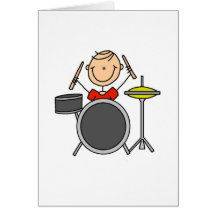 Figura cartão da vara do baterista