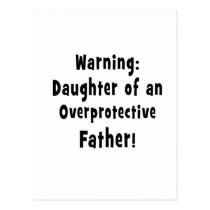 filha do preto overprotective do pai cartées postais
