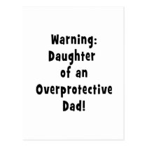 filha do preto overprotective do pai cartées postais