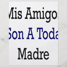 Filho dos amigo do Mis um Toda Madre Panfleto