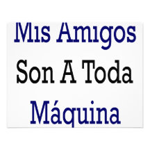 Filho dos amigo do Mis um Toda Maquina Convite Personalizados