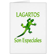 Filho Especiales de Lagartos Cartões