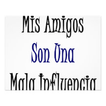 Filho Una Mala Influencia dos amigo do Mis Convite