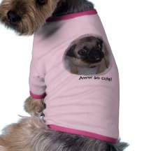 Filhote de cachorro do Pug Roupa Para Caes