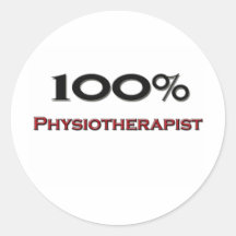 Fisioterapeuta de 100 por cento adesivos