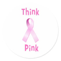 Fita cor-de-rosa - rosa de Thnk autocolantes