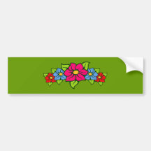 Fita de flor grinalda flowers garland adesivos