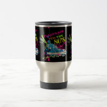 Flashback à sapatilha do néon do anos 80 caneca