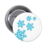 flocos de neve do icey azuis boton
