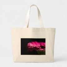flor cor-de-rosa bolsa de lona
