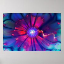 Flor cósmica posters