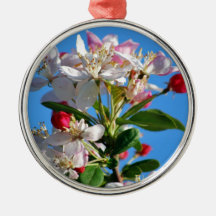 Flor de cerejeira brilhante enfeite