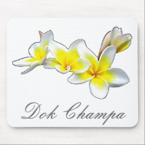 FLOR DOK CHAMPA DO LAO - PLUMERIA RUBRA tapetes para ratos