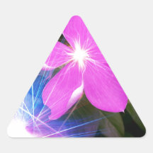 Flor elétrica adesivo triângulo