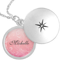 Floral alaranjado cor-de-rosa elegante bijuteria personalizada