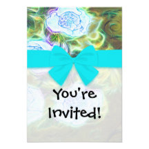 floral electrifique o design funky convites personalizado