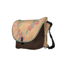 Floral festivo bolsa mensageiro