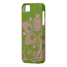 Floral laçado capa iPhone 5