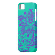 Floral laçado capas de iPhone 5 Case-Mate