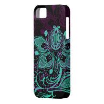 Floral laçado capas iPhone 5