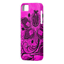 Floral laçado capas iPhone 5