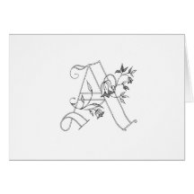 Floral um Notecard Cartão