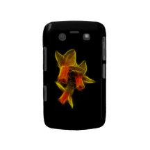 Flores abstratas do Daffodil Capa Blackberry Bold