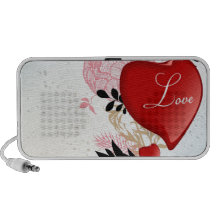 Flores do amor caixinha de som para laptop