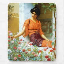 Flores do verão mousepad