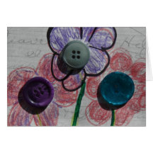Flores dos meios mistos cartões