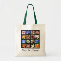 Flores exóticas de todo o mundo bolsas