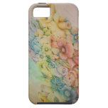 Flores Pastel da fantasia das capas de iphone flor iPhone 5 Capas