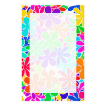 Flores psicadélicos Groovy Papelaria