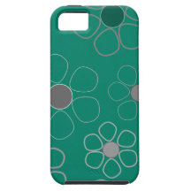 flores retros iPhone 5 capa