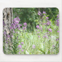 Flores roxas mousepad