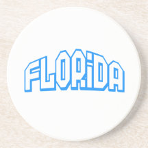 Florida azul porta copo para bebidas