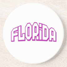 Florida roxo porta copo para bebidas