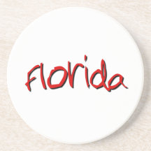Florida vermelho porta copo para bebidas