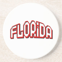 Florida vermelho porta copo para bebidas