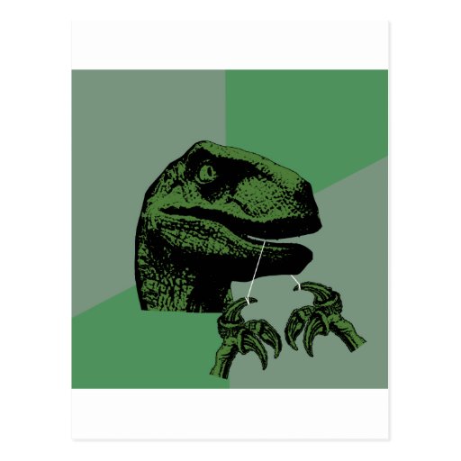 Flossoraptor Philosoraptor Cartoes Postais