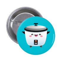Fogão de arroz de Kawaii crachás