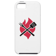 Fogo do assado do CHURRASCO Capas iPhone 5