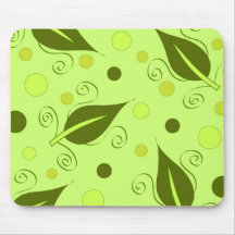 Folhas do verde - Mousepad