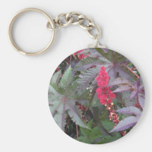 folhas e flores chaveiro