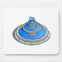 Fonte de água mousepad