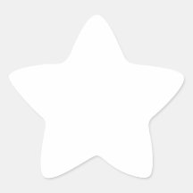 forma adesivo estrela