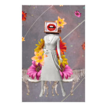 Forma da zebra papeis personalizados