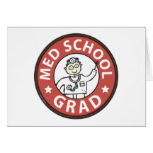 Formando da Faculdade de Medicina (homem) Cartão