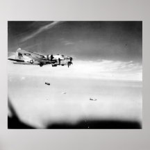 Fortaleza do vôo B-17 Posteres