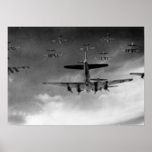 Fortaleza do vôo B-17 Posteres